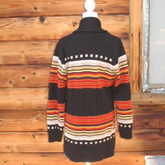 Pendleton Aztec Wool Blend Cardigan Sweater - Picture 5 of 10
